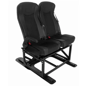 RAM03 is a comfortable seat in car seat style with individual adjustable backrests that are installed on guides that provide both lateral and longitudinal adjustment for greater comfort when travelling