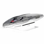The MAXXFAN Deluxe is the only complete camper and RV ventilation system that incorporates a vent, fan and rain shield in a single all in one unit.