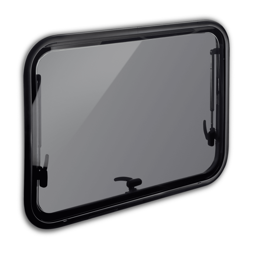 Dometic S7P - Top-hung hinged wall window for curved outlines